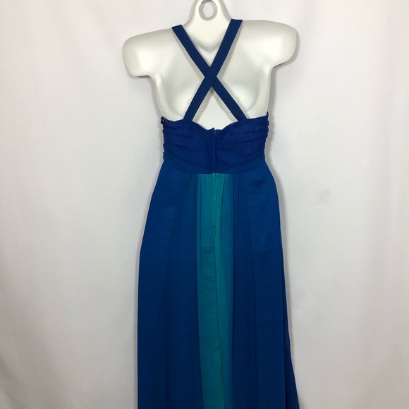 H&M sheer full skirt maxi length halter dress - Picture 9 of 13